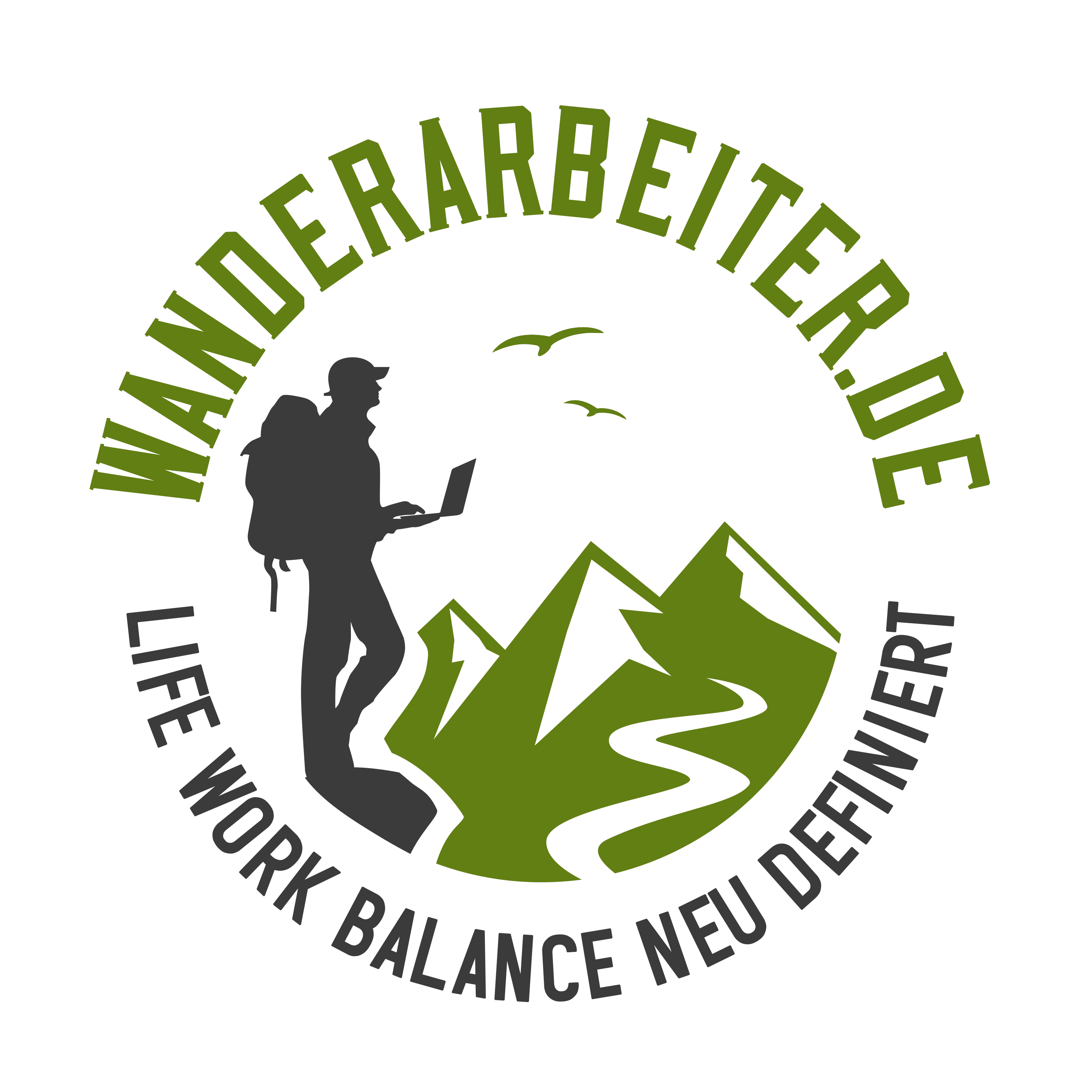 Wanderarbeiter-Logo